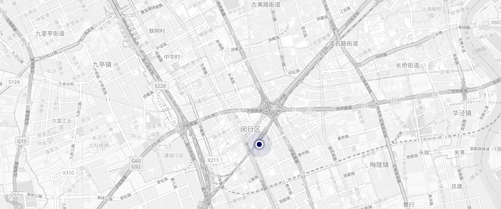 Map of the Shanghai Office district
