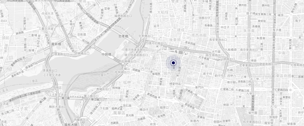 Map of the Taiwan Office district